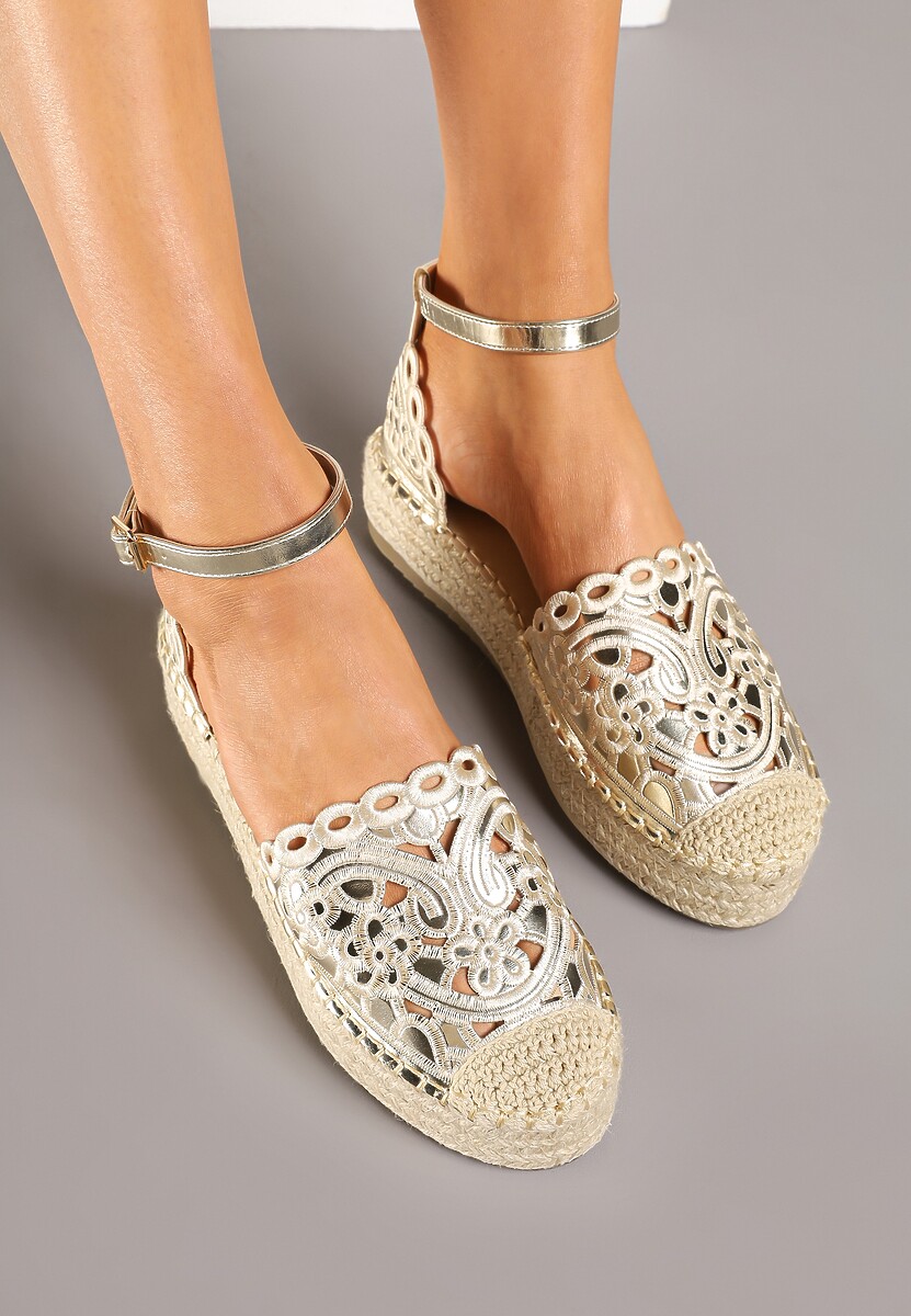 Espadrile Eleanil Aurii 3