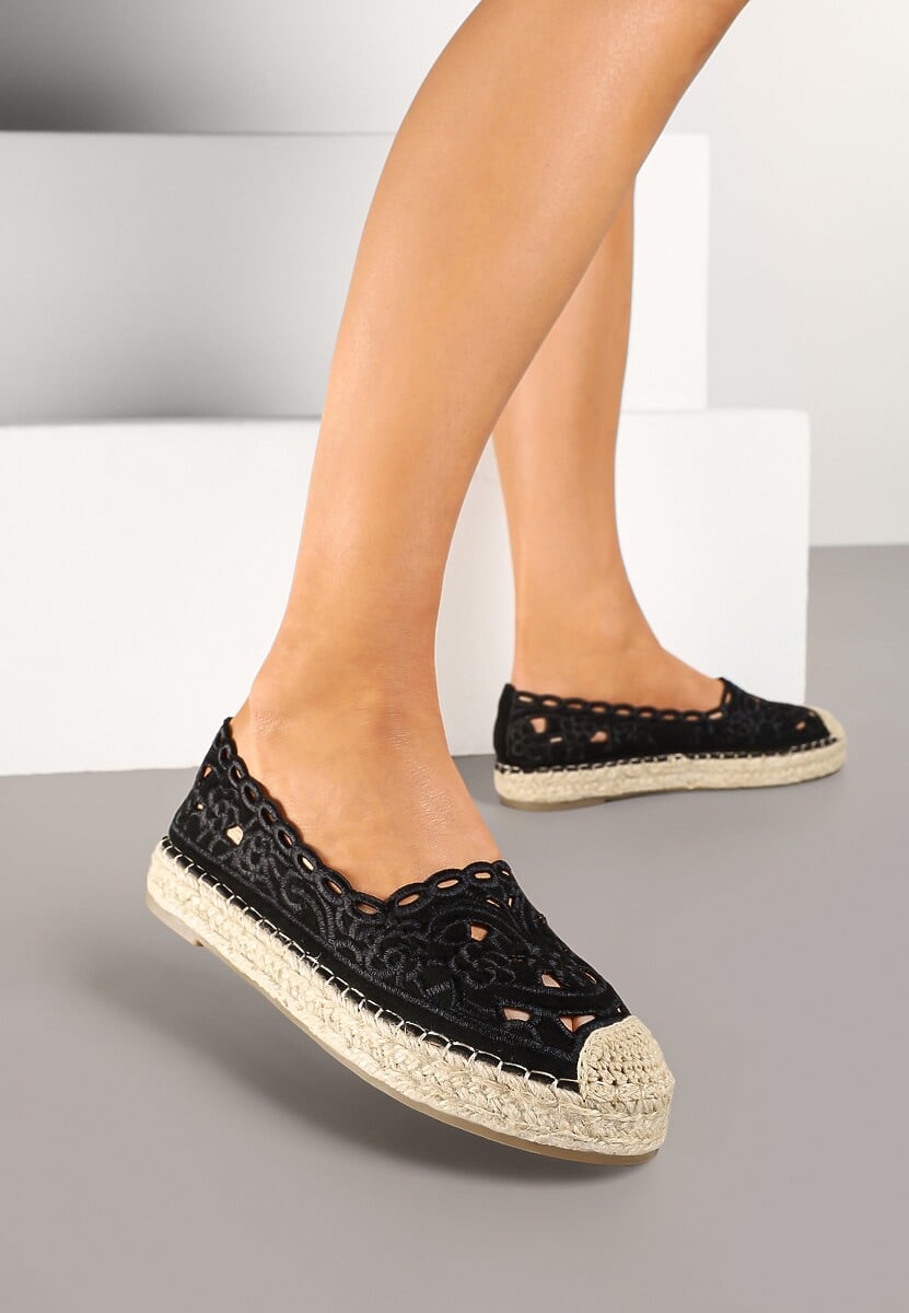 Espadrile Elearwen Negre 1