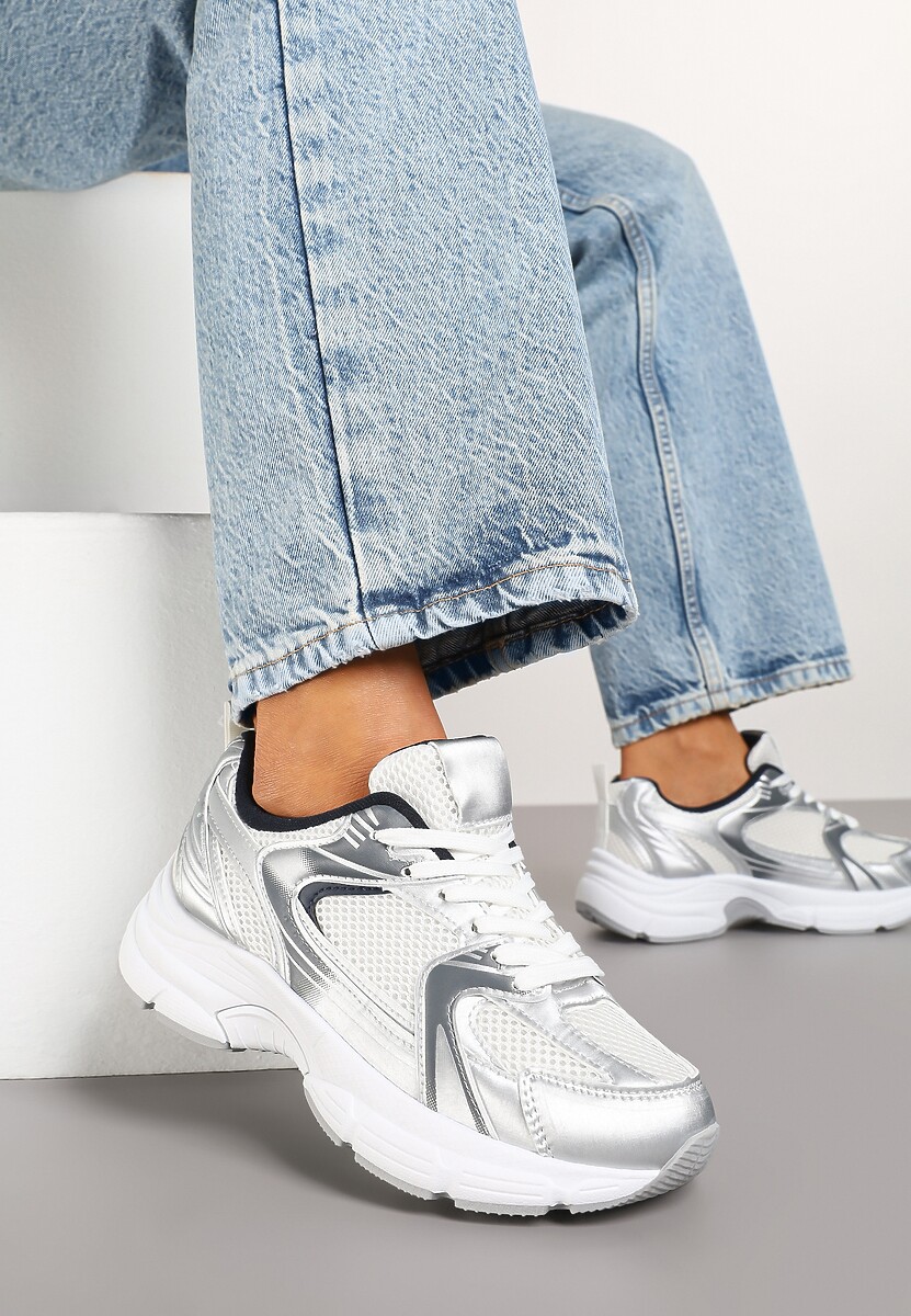 Sneakers Zollexia Argintii 1