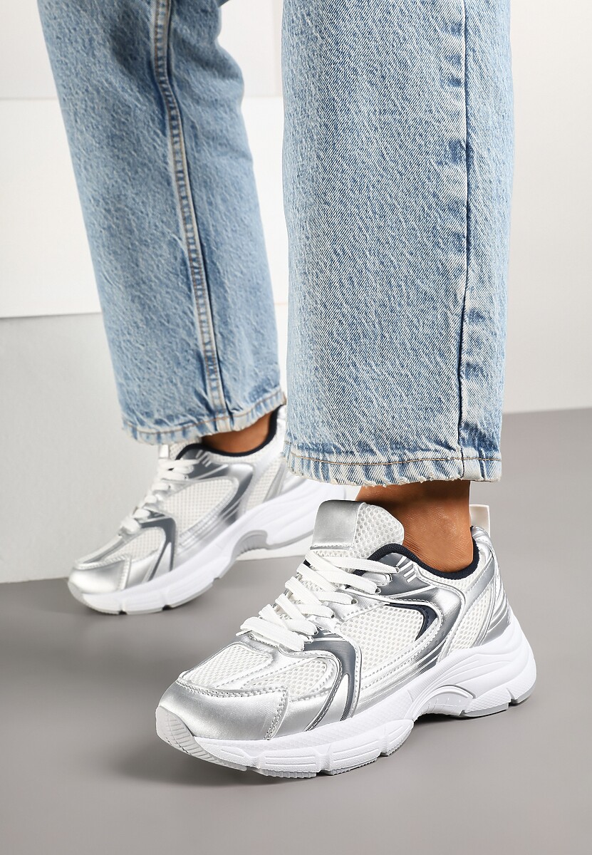 Sneakers Zollexia Argintii 2