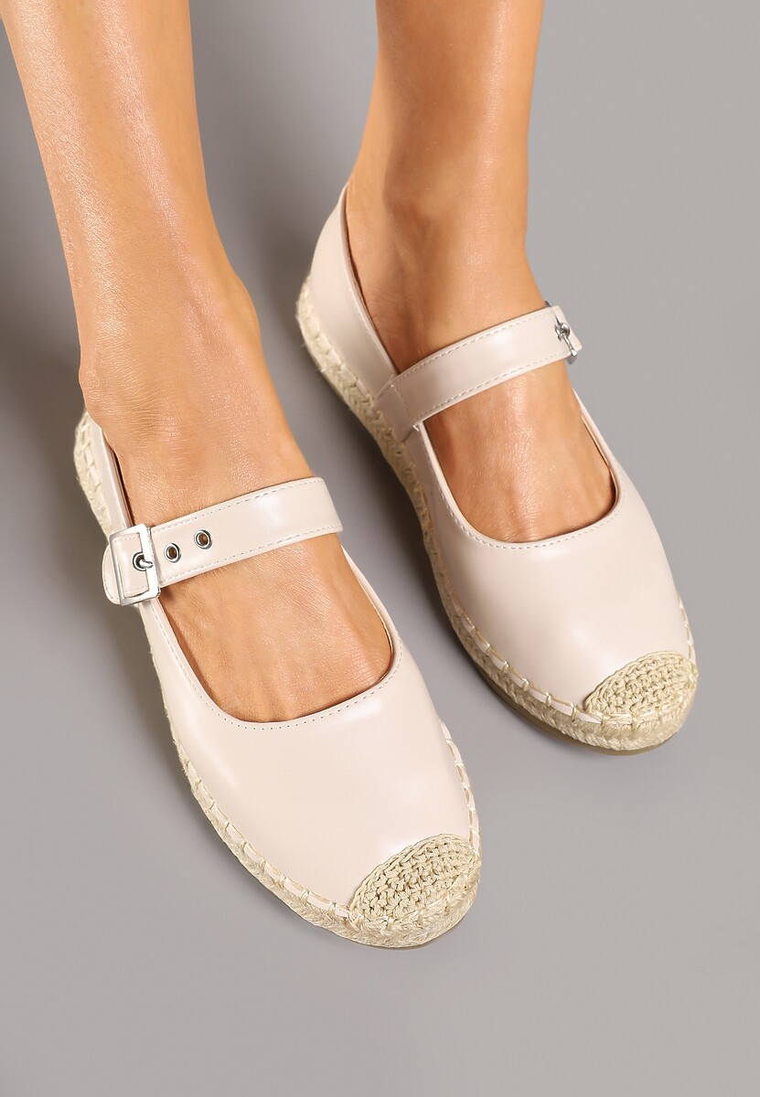 Espadrile Galvesis Bej 3