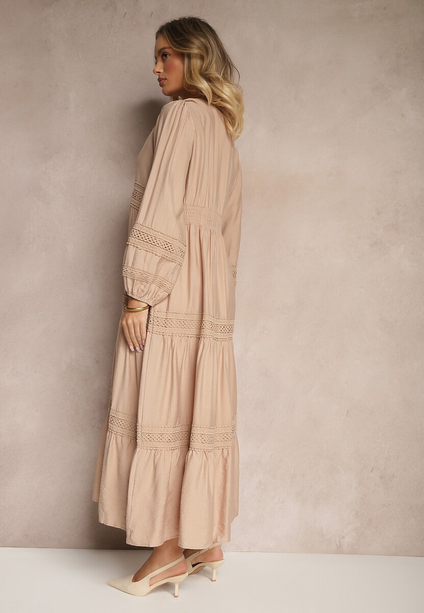Rochie Gonolen Bej 3