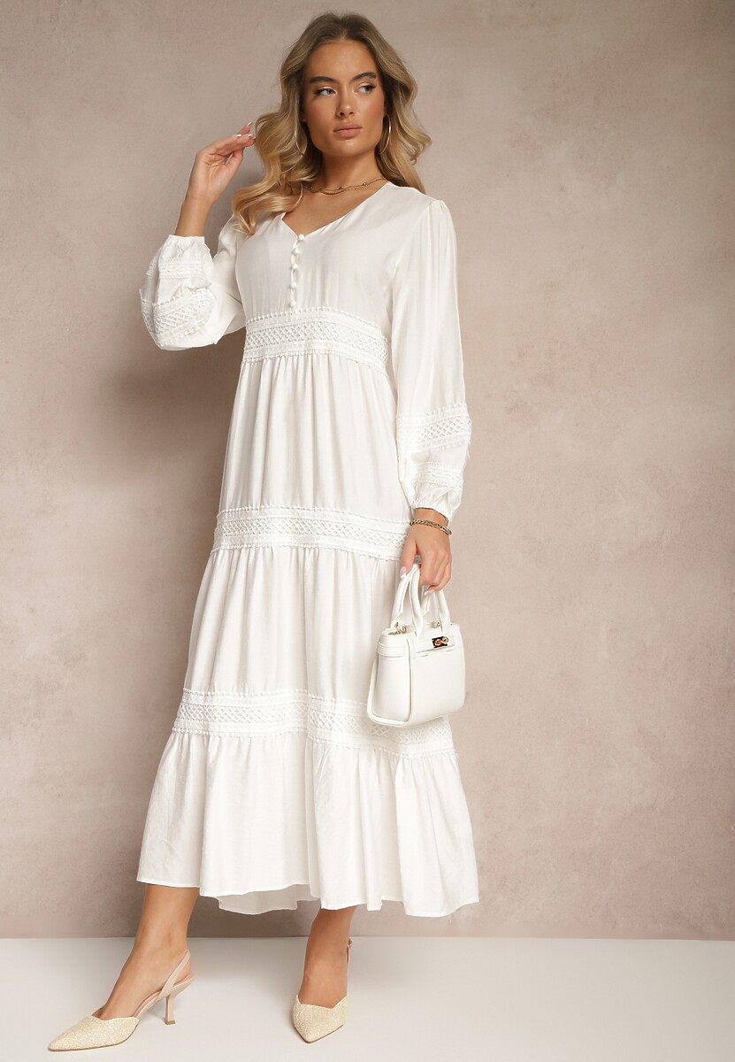 Rochie Gonolen Albă 2