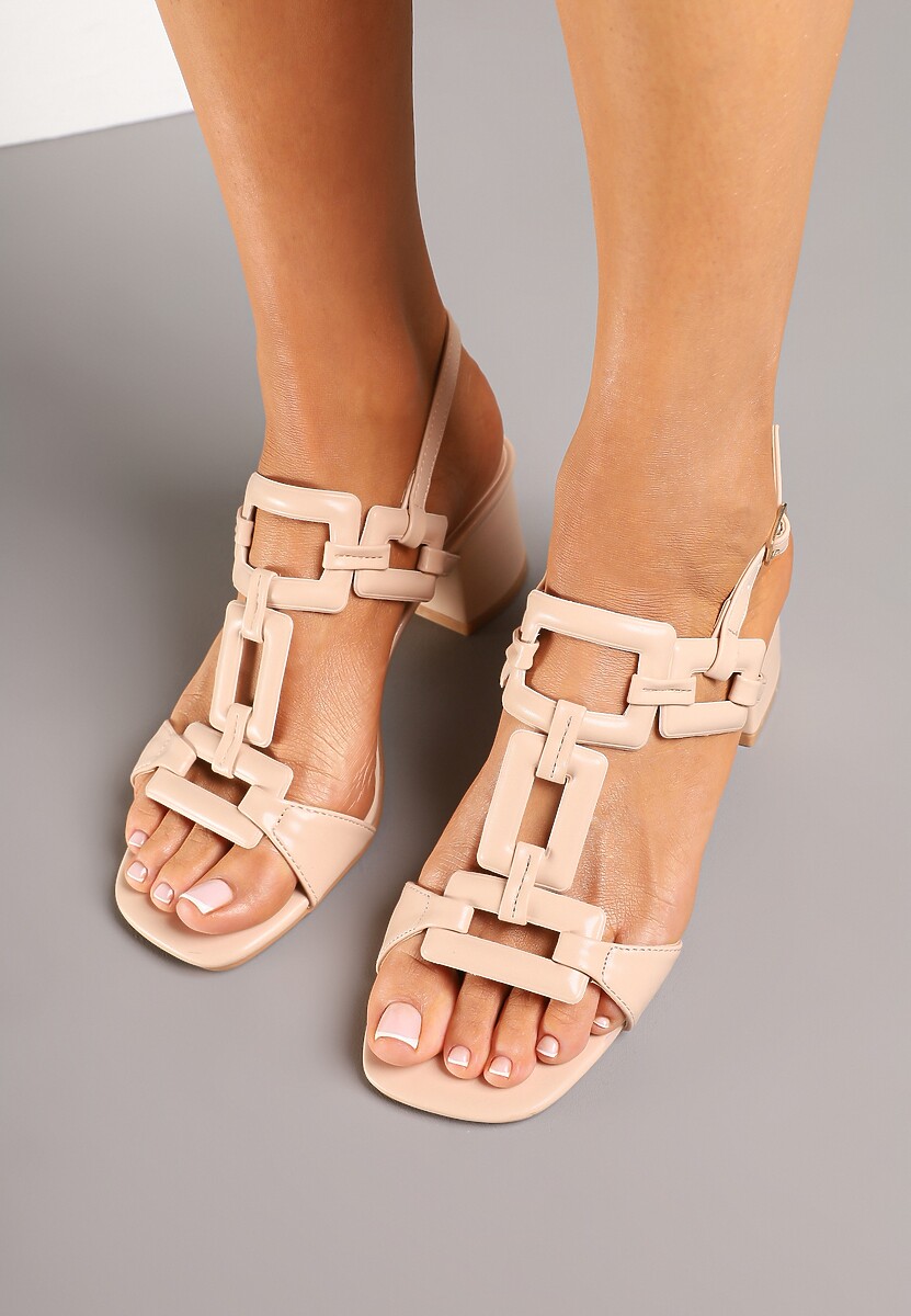 Sandale Leandith Bej 3