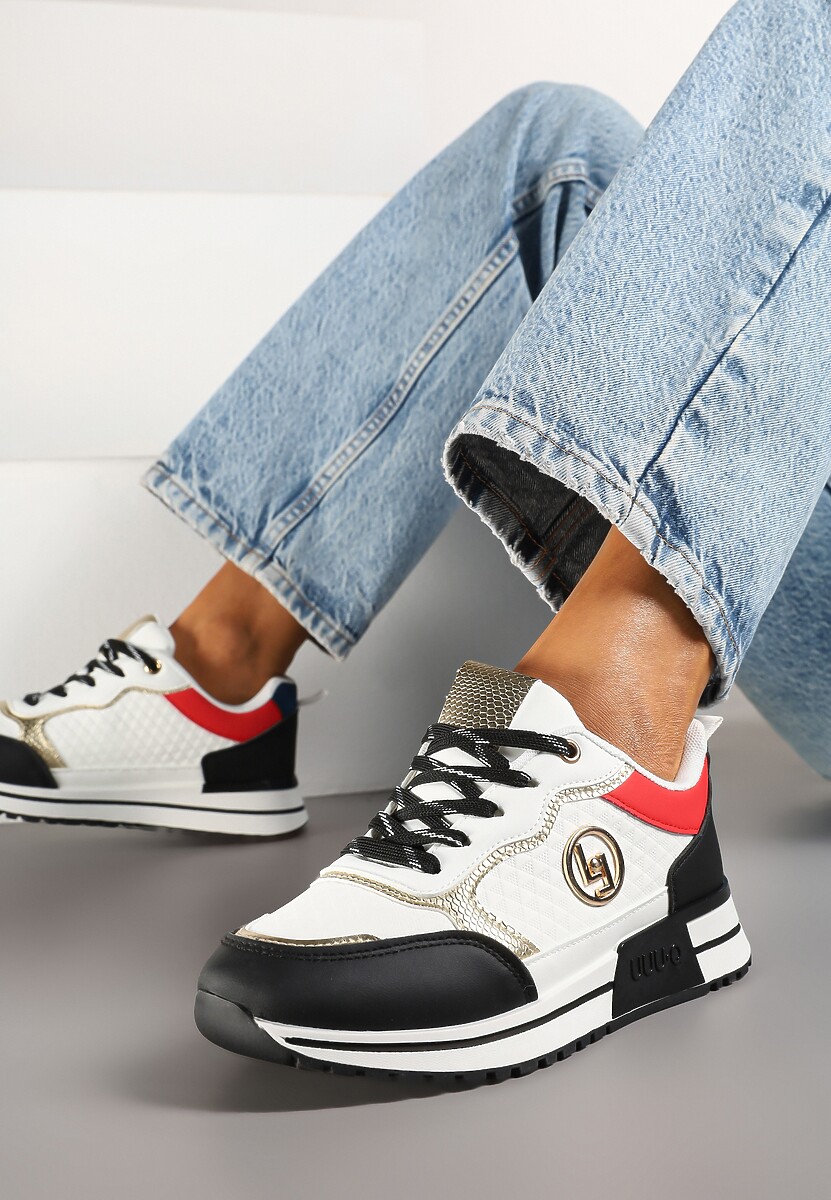 Sneakers Firamia Alb cu negru 1