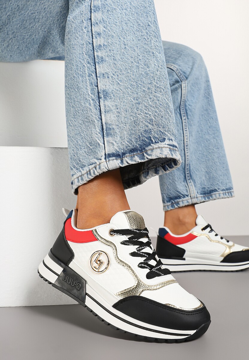 Sneakers Firamia Alb cu negru 2