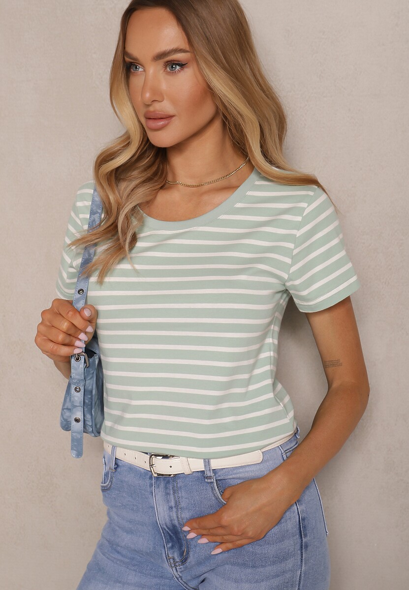 T-shirt Fonafis Verde mentă 2