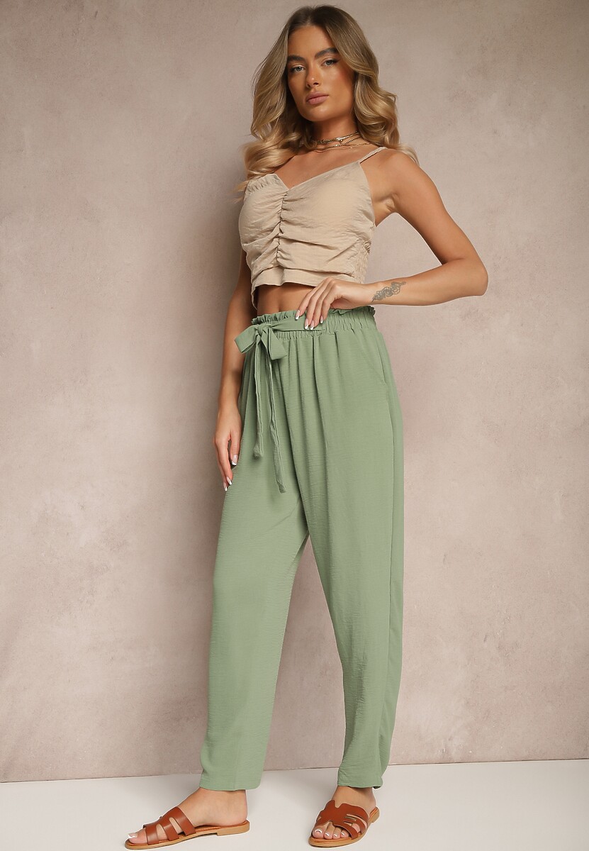 Pantaloni Araleira Verzi 1