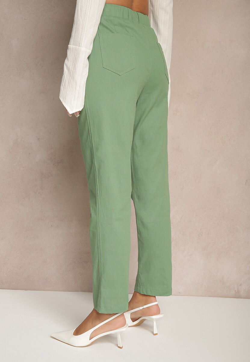 Pantaloni Siltebia Verzi 3
