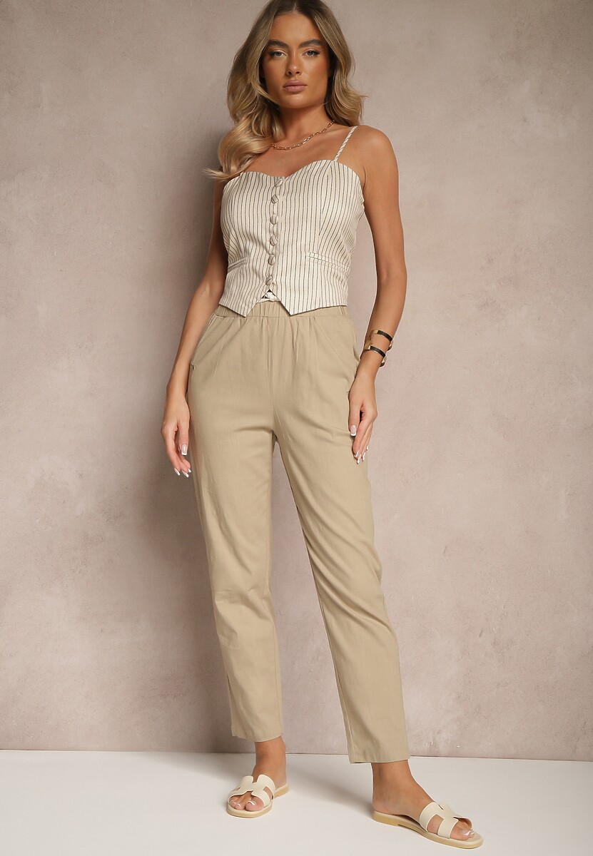 Pantaloni Fenarlia Bej 1
