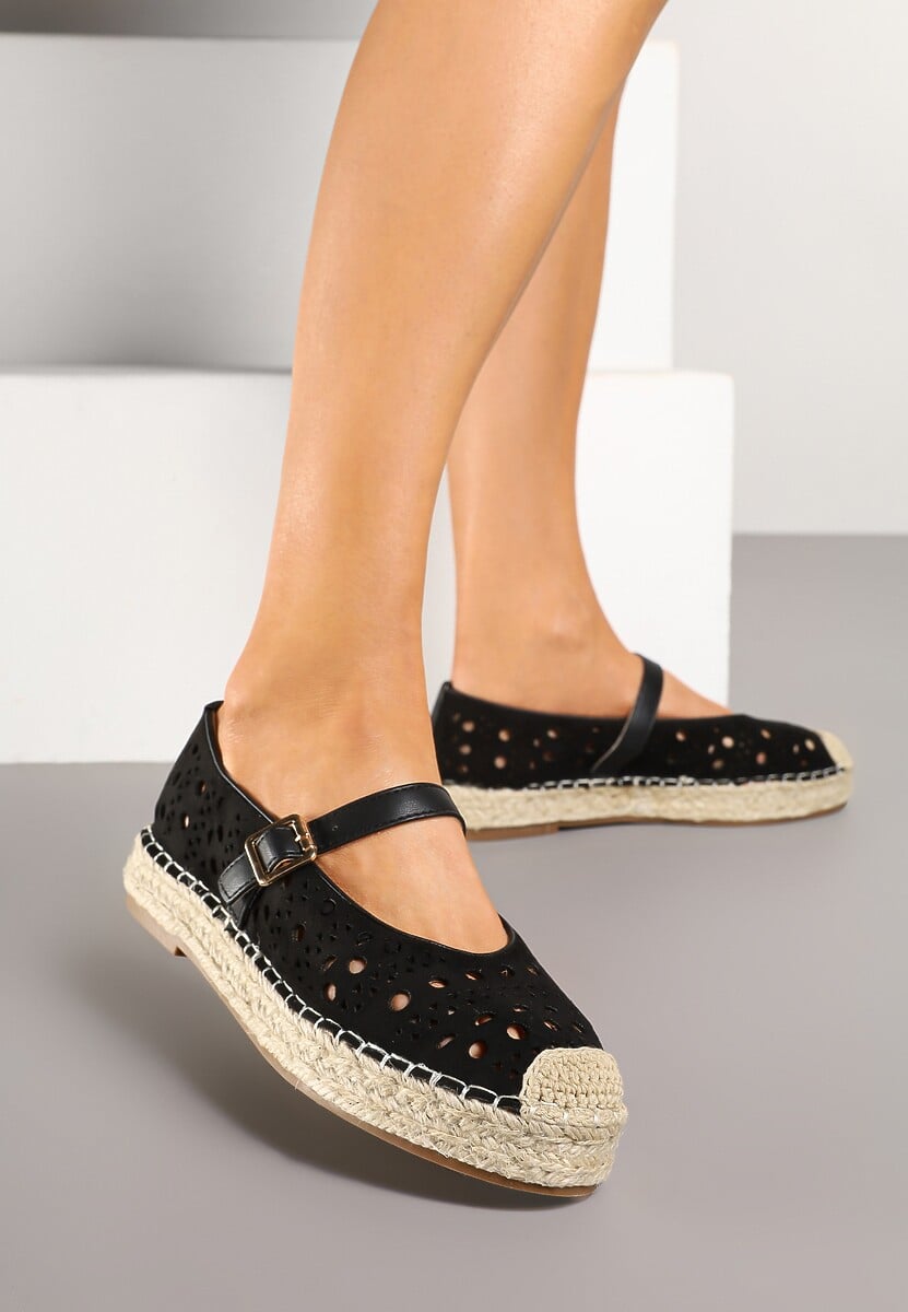 Espadrile Aralithra Negre 2