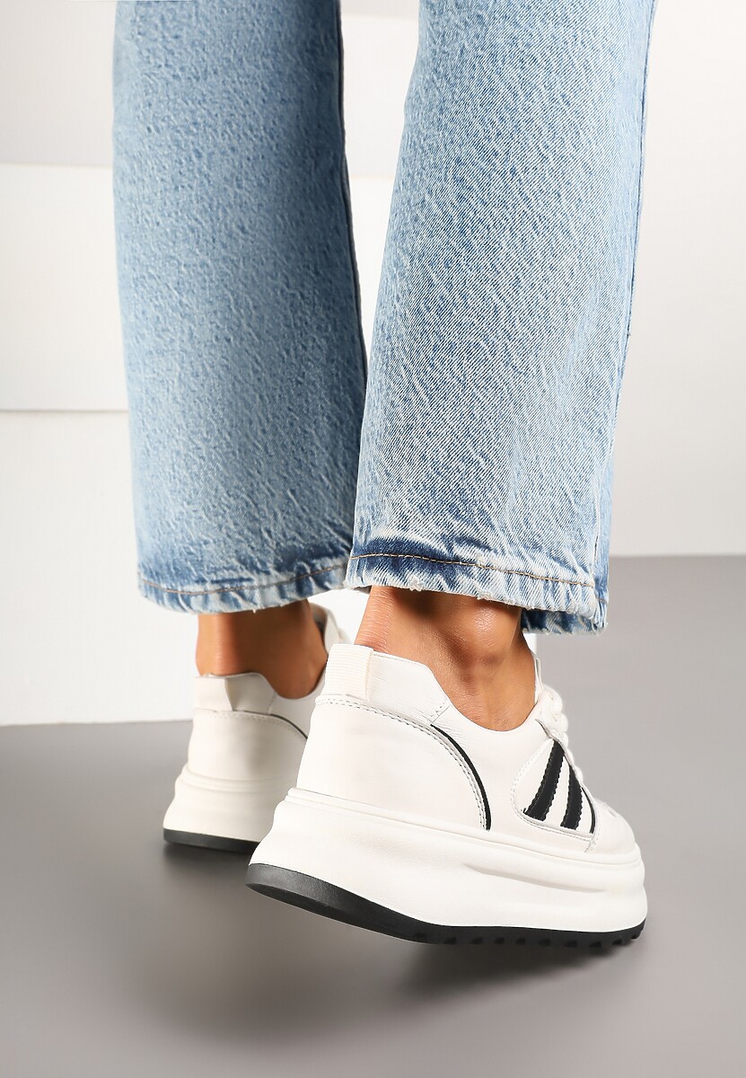 Sneakers Fonawia Bej cu negru 3