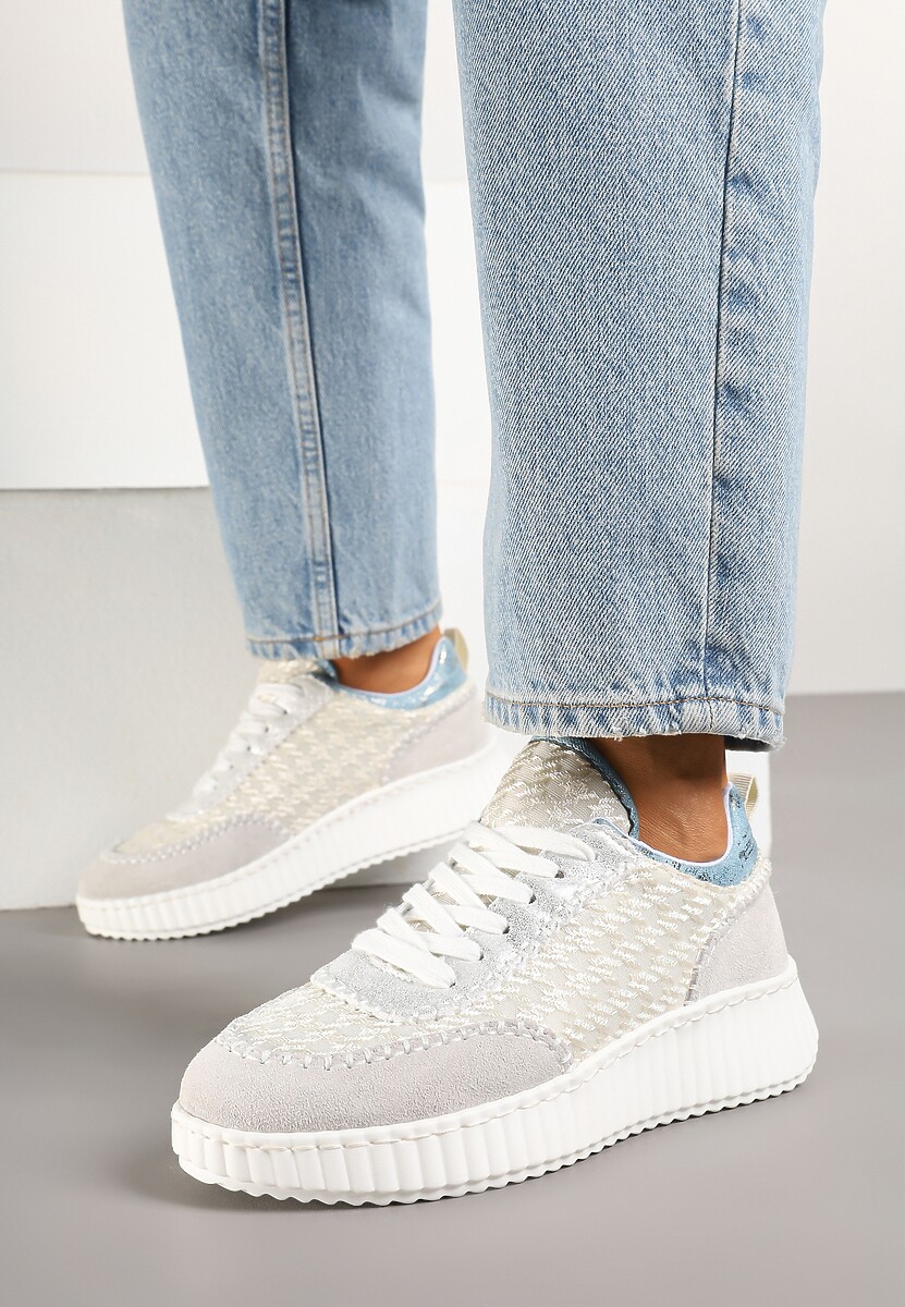 Sneakers Varelna Gri deschis 2