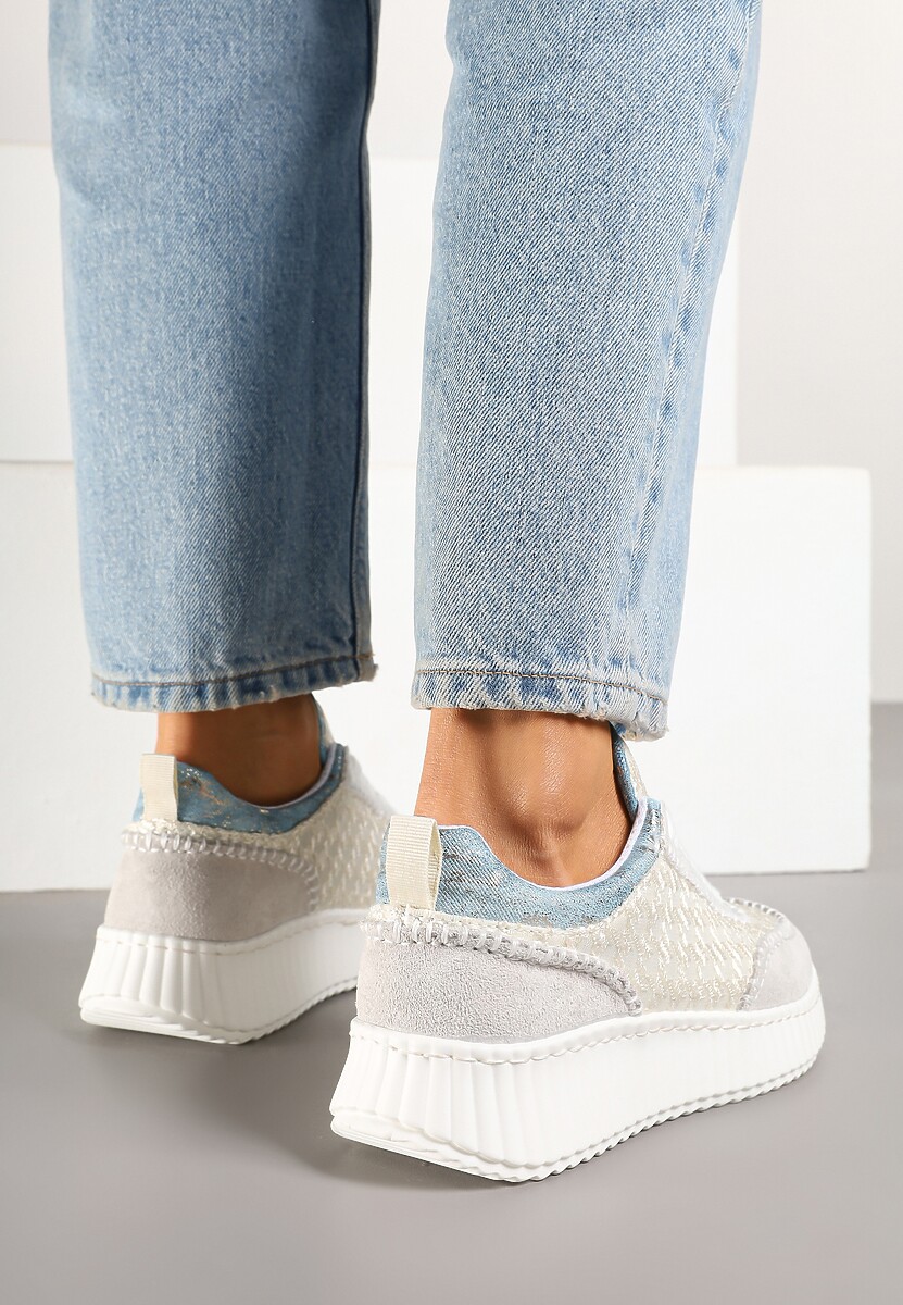 Sneakers Varelna Gri deschis 3