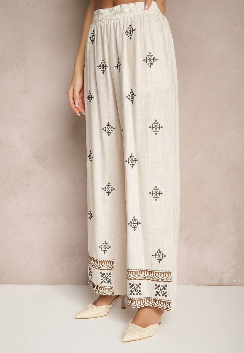 Pantaloni Derilna Bej 3