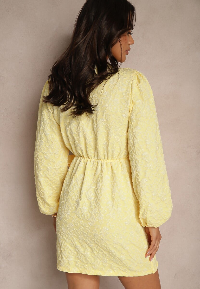 Rochie Faldexira Galbenă 3