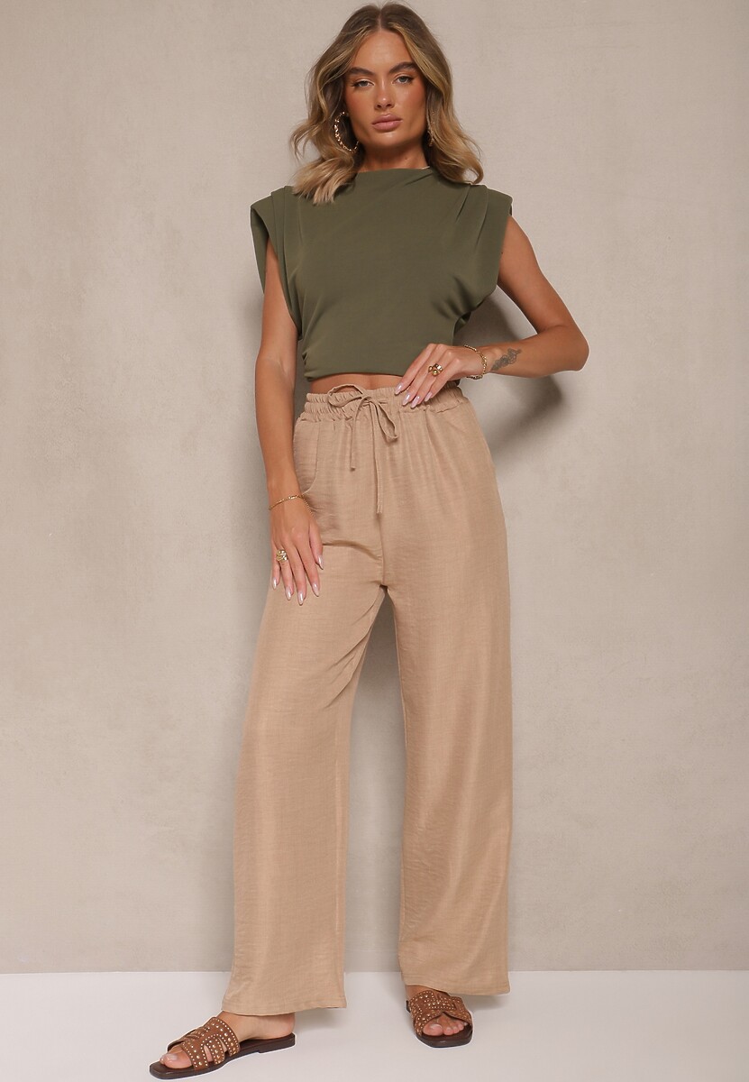 Pantaloni Ramaya Bej 2