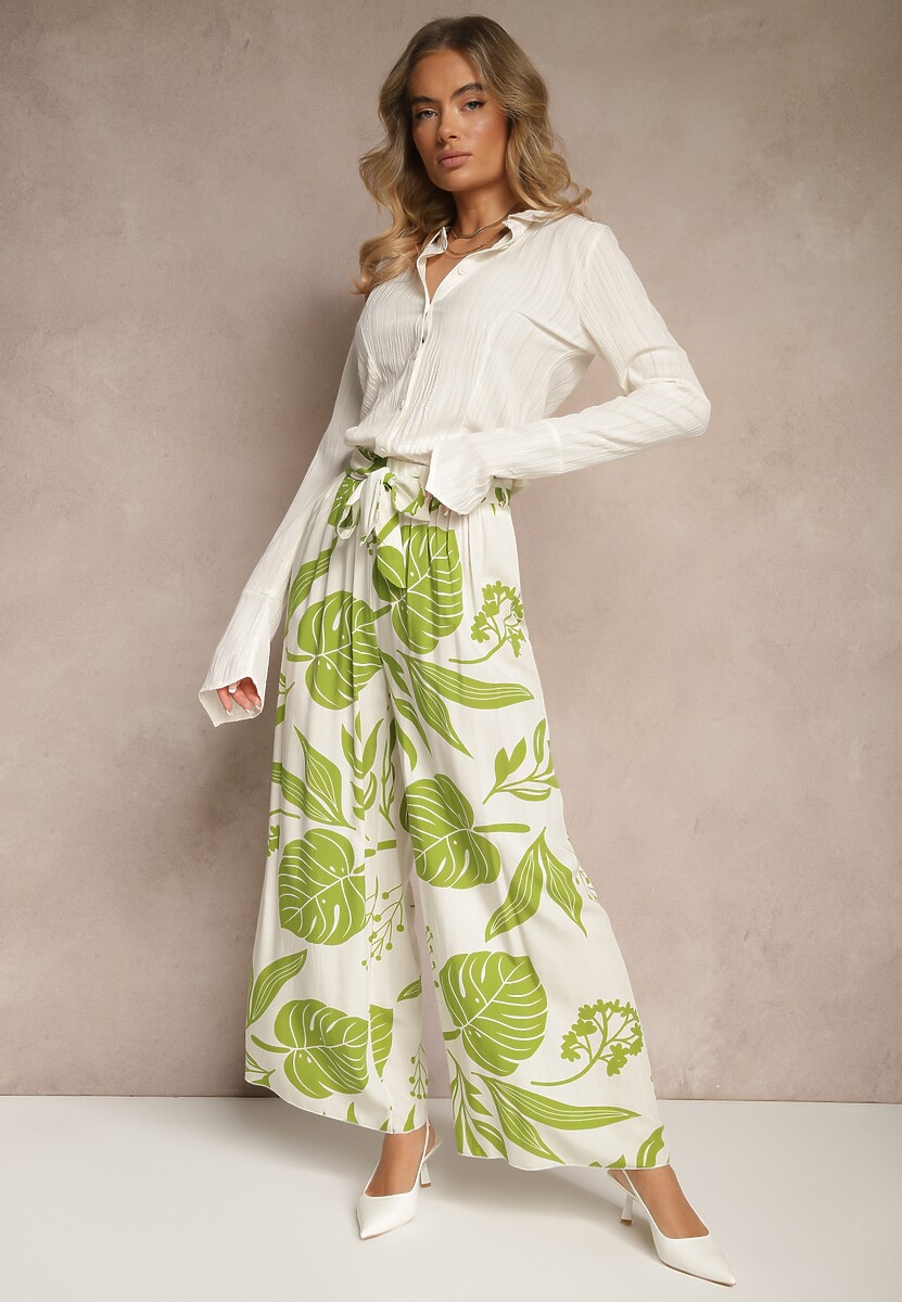 Pantaloni Liledia Verde deschis 1
