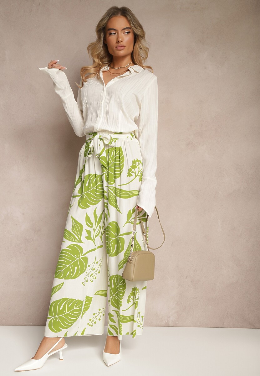 Pantaloni Liledia Verde deschis 2