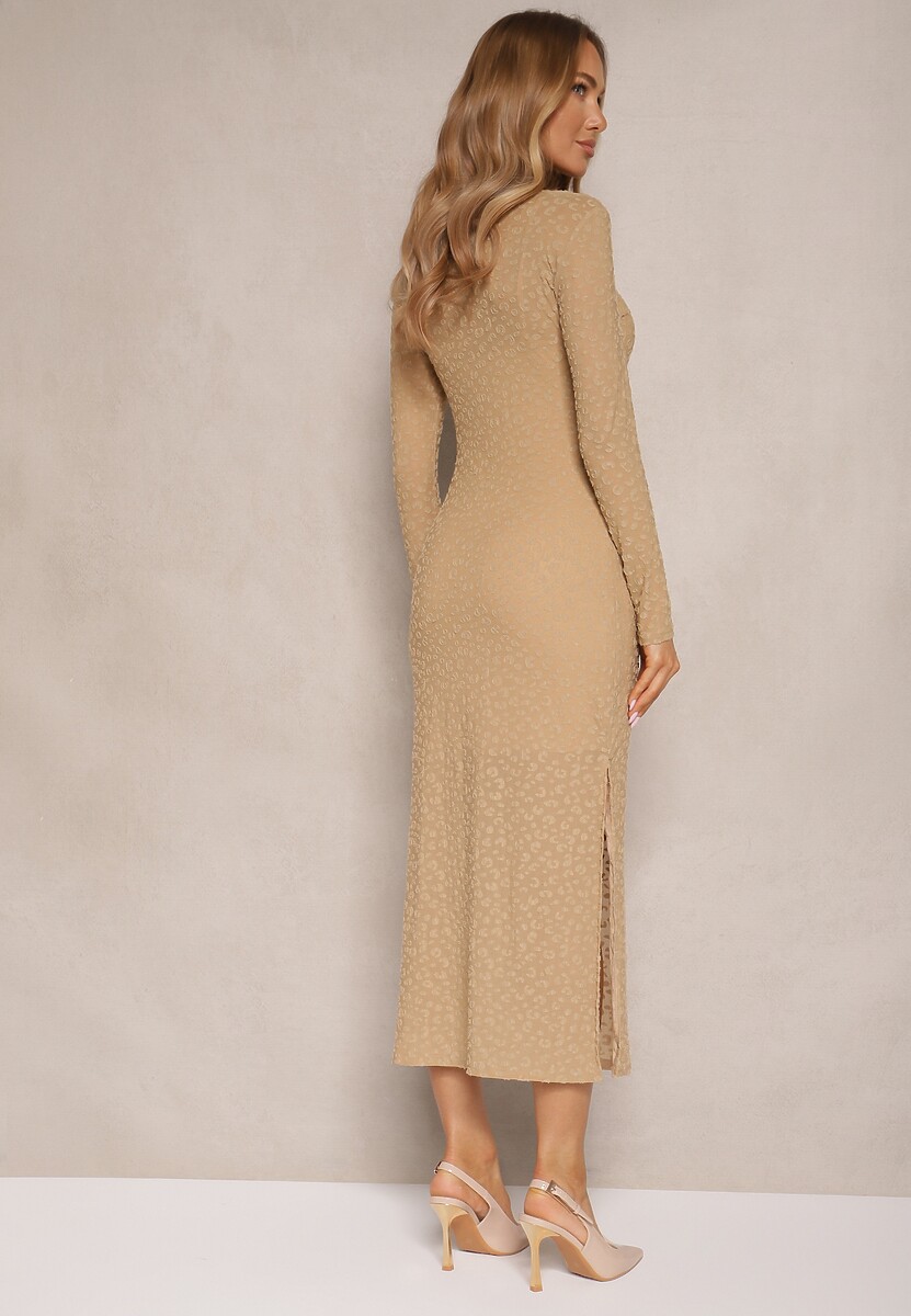 Rochie Adellona Bej 3