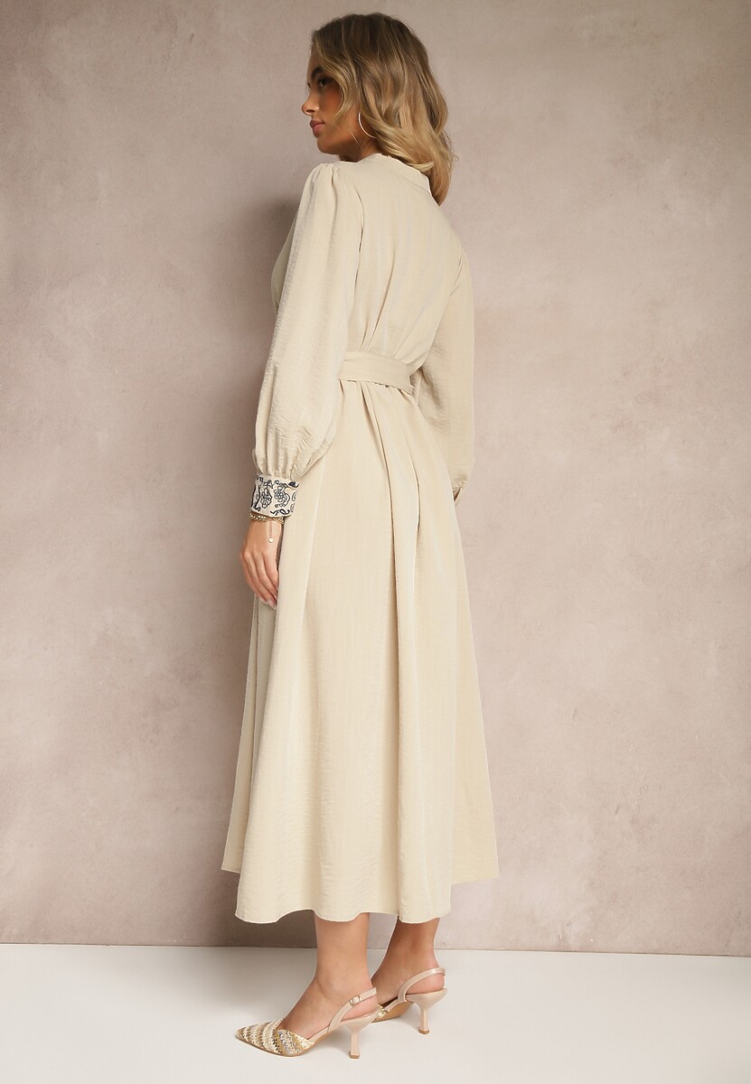 Rochie Ninalisa Bej 3