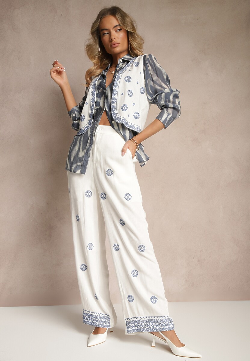 Pantaloni Wilirna Albi 1