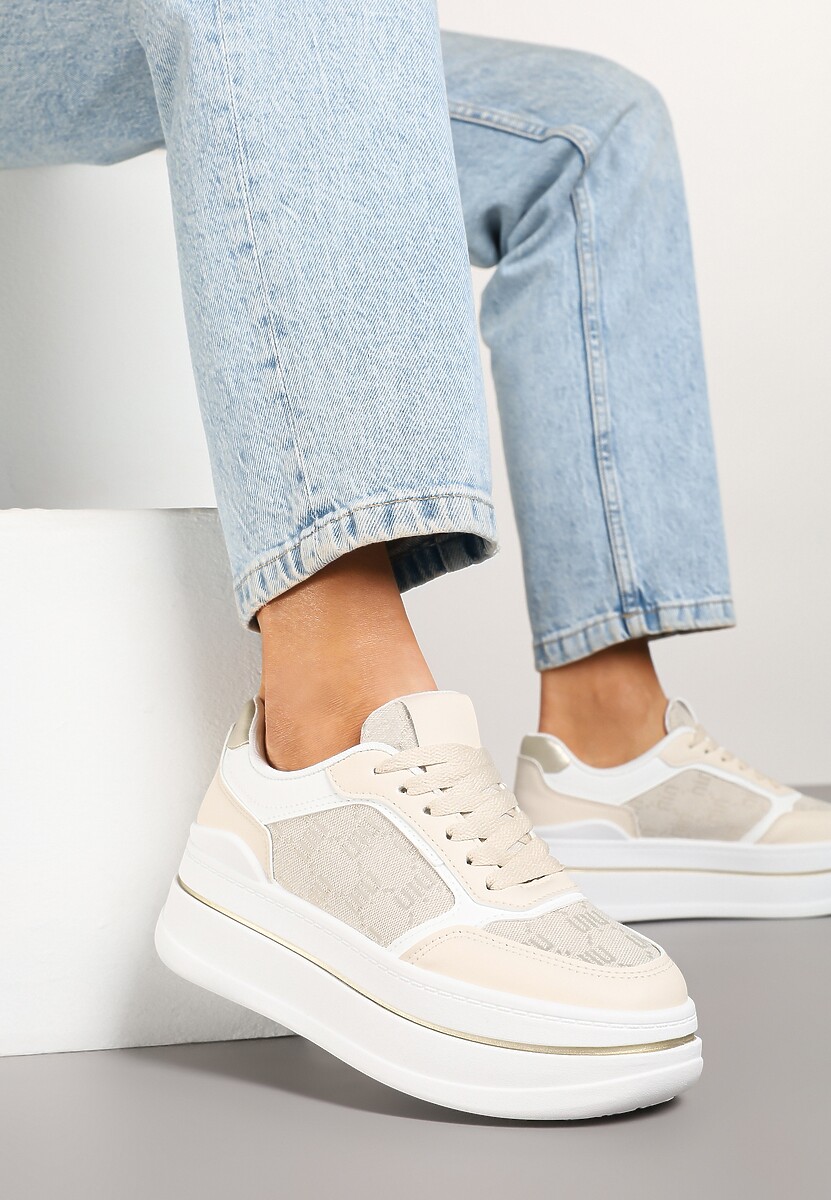 Sneakers Ninelis Bej 1