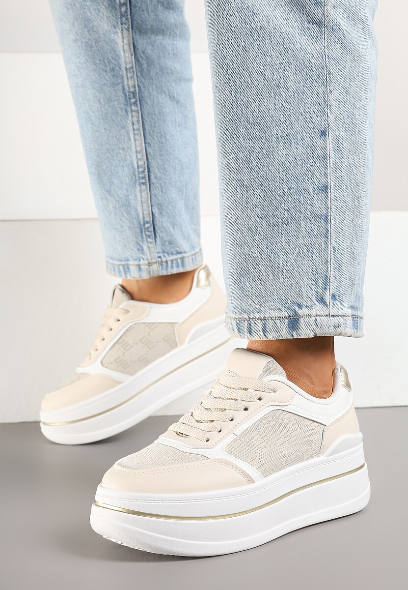 Sneakers Ninelis Bej 2