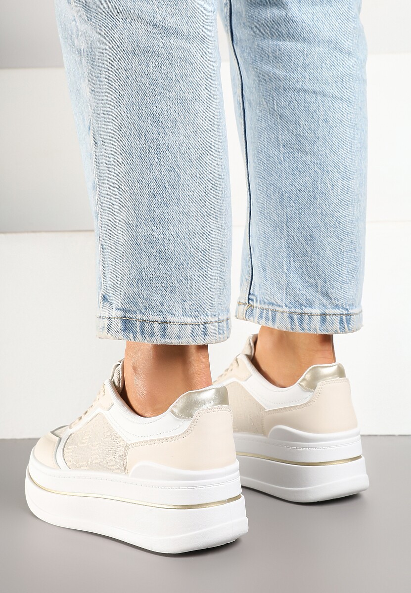 Sneakers Ninelis Bej 3