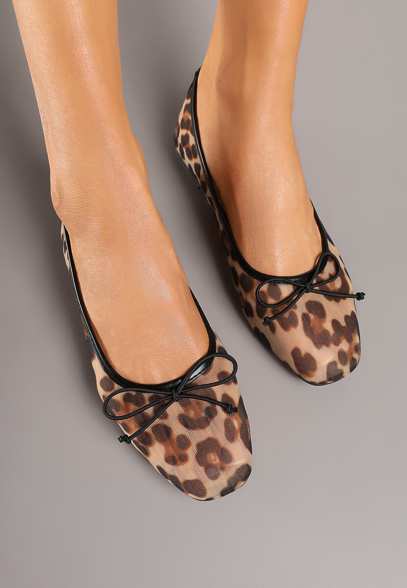 Balerini Azzeria Imprimeu leopard 3