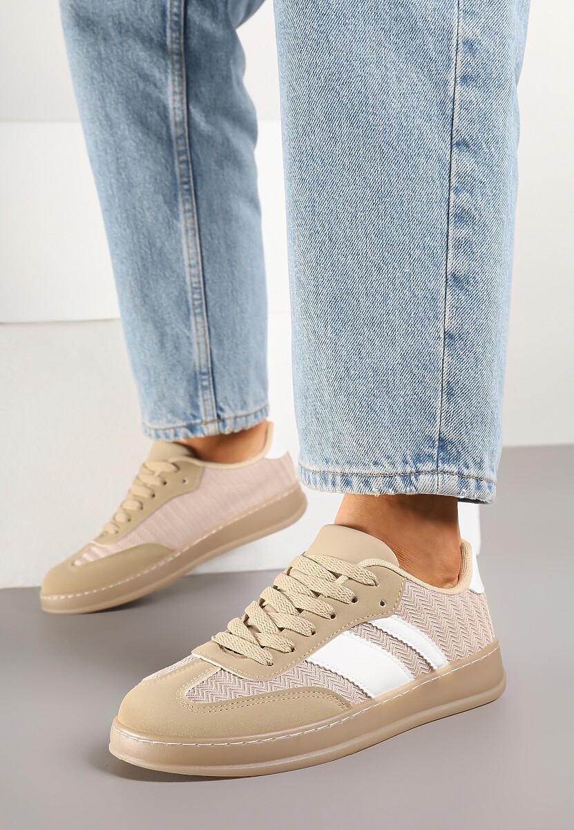 Sneakers Niniel Bej închis 3