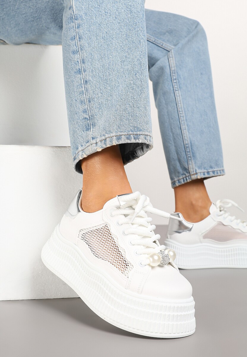 Sneakers Aberla Argintii 1