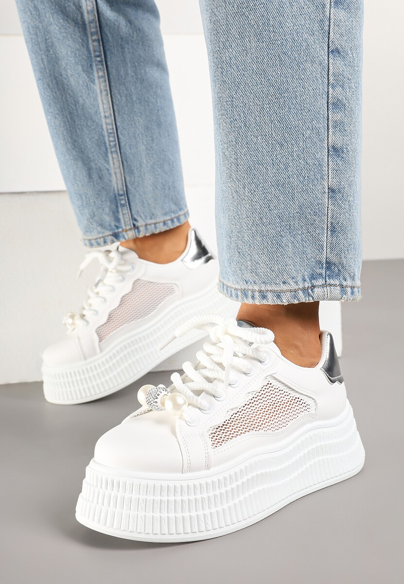 Sneakers Aberla Argintii 2
