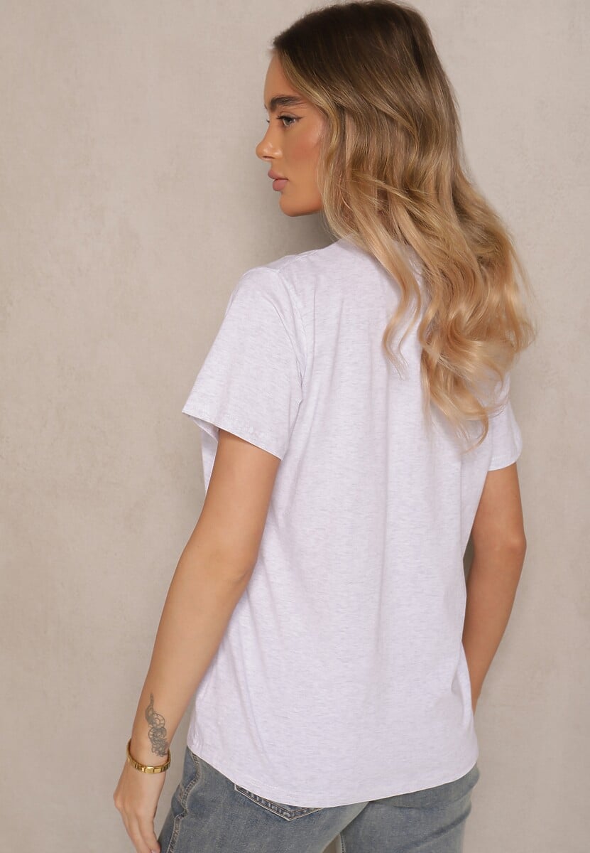 T-shirt Tanirea Gri deschis 3
