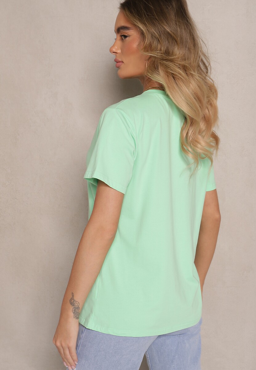 T-shirt Tanirea Verde deschis 3