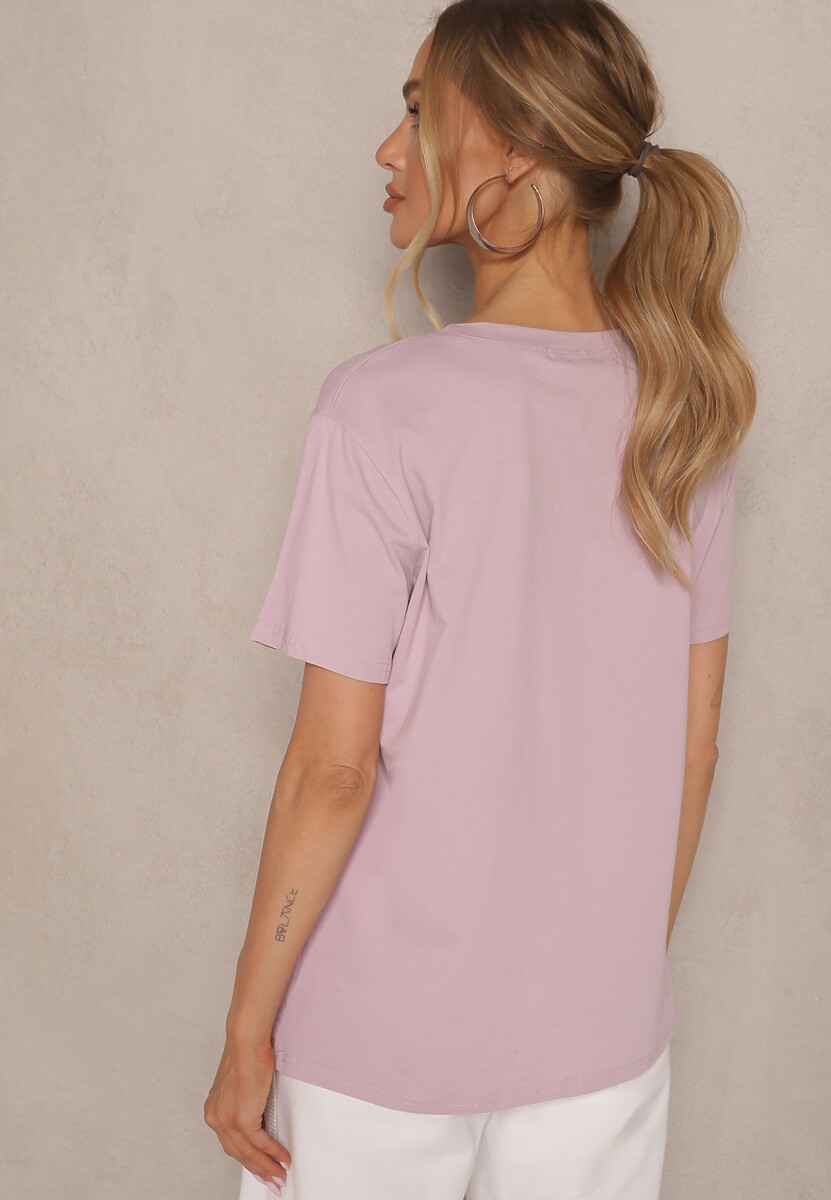T-shirt Nattine Mov deschis 3