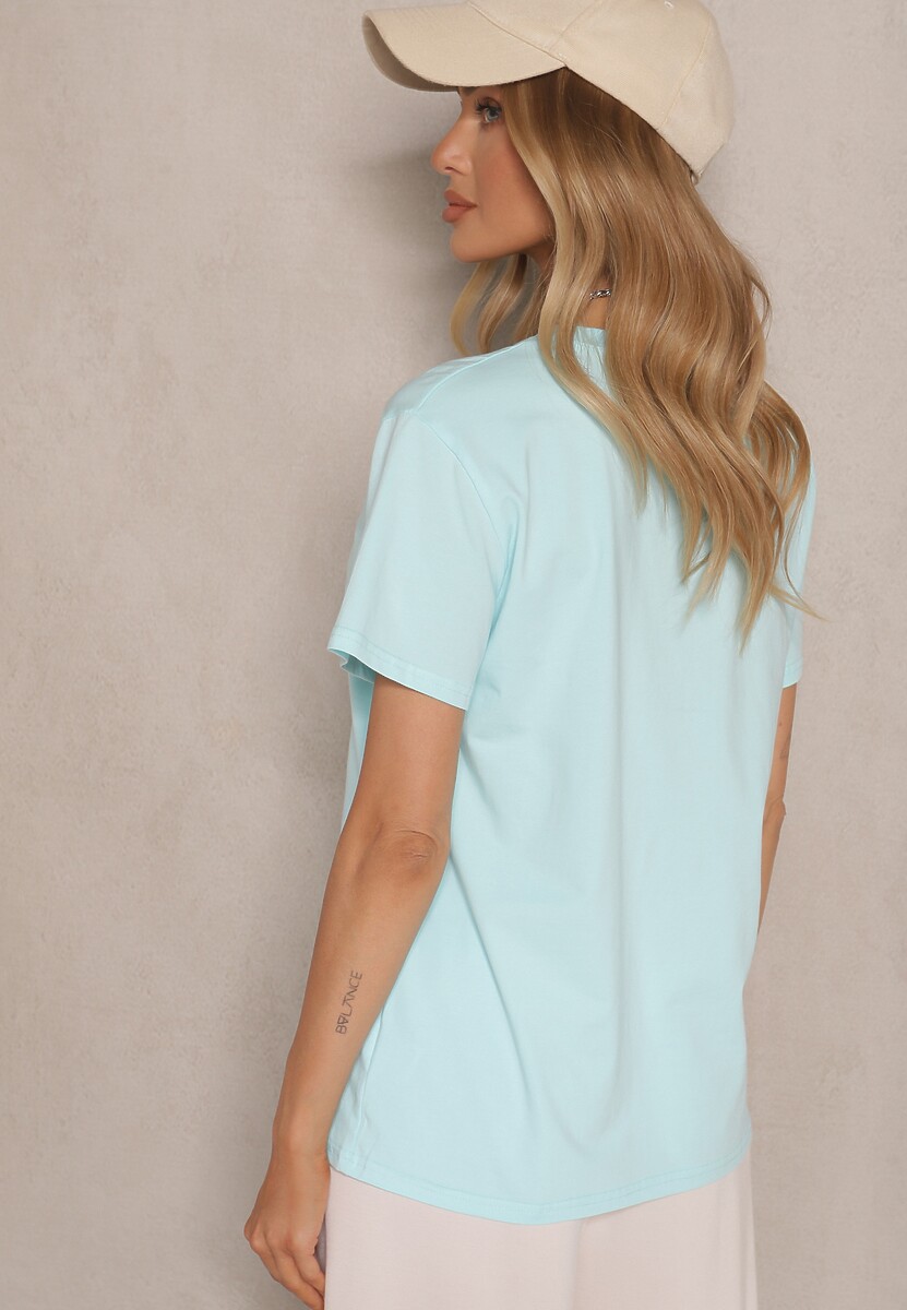 T-shirt Nattine Albastru deschis 3