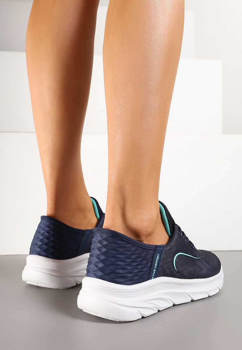 Sneakers Darilen Bleumarin cu verde mentă 3