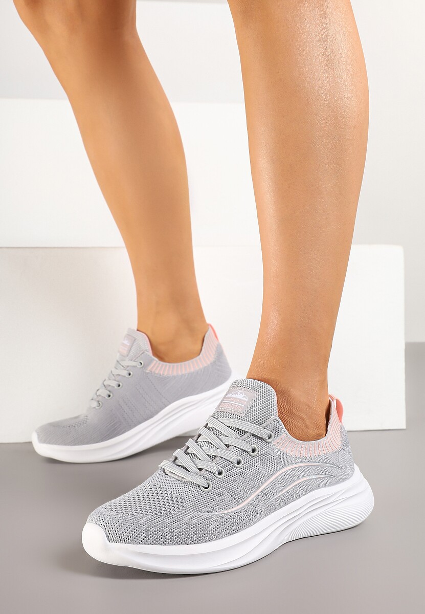 Sneakers Alirone Gri deschis 2