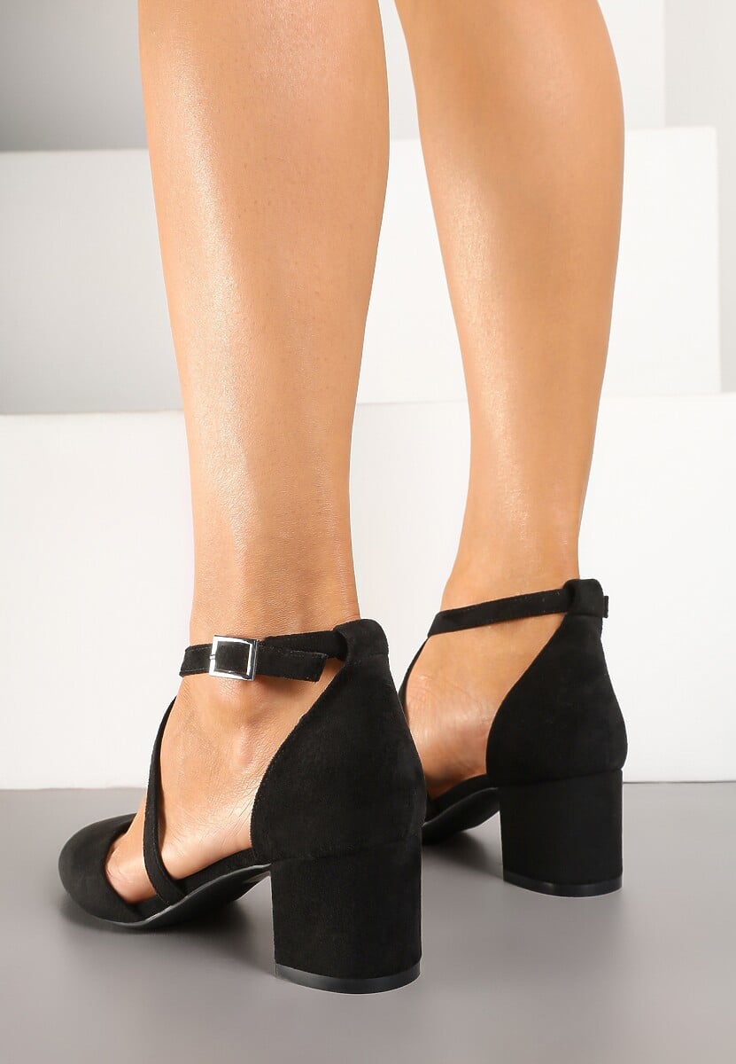 Pantofi cu toc Dortia Negri 3
