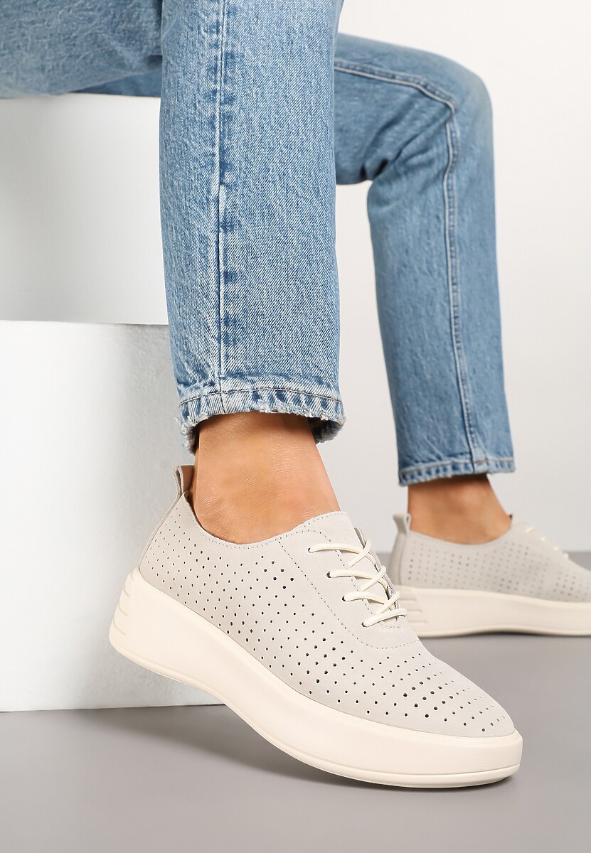 Sneakers Elanolia Bej închis 1