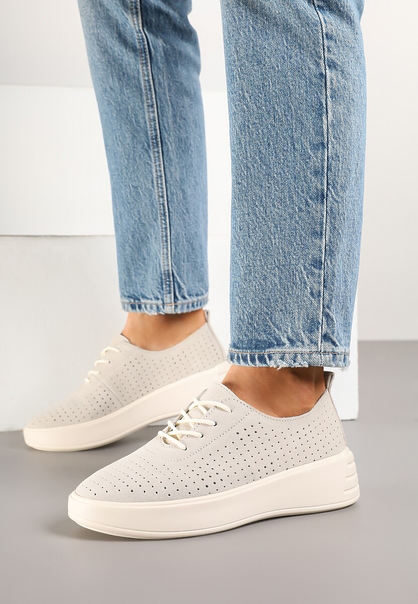 Sneakers Elanolia Bej închis 2