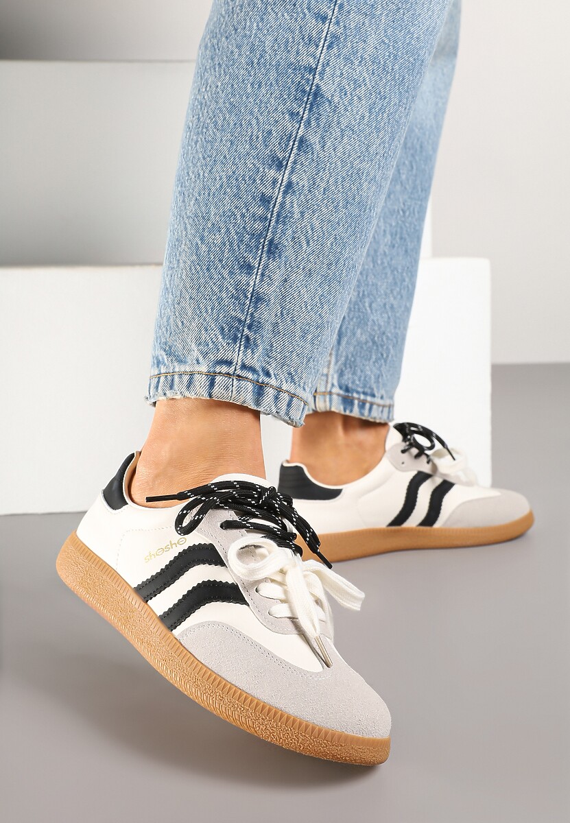 Sneakers Zarinoa Bej cu negru 1