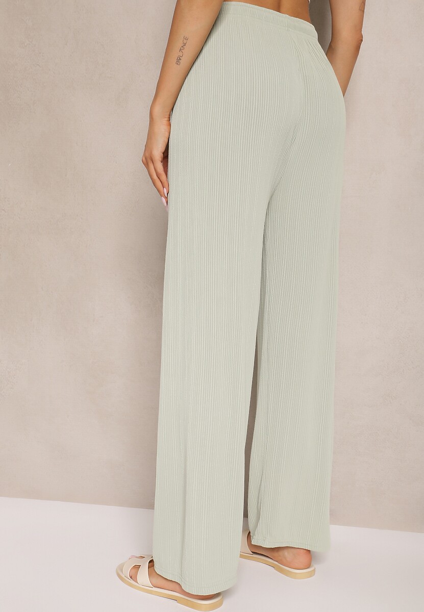 Pantaloni Harisna Verde deschis 3
