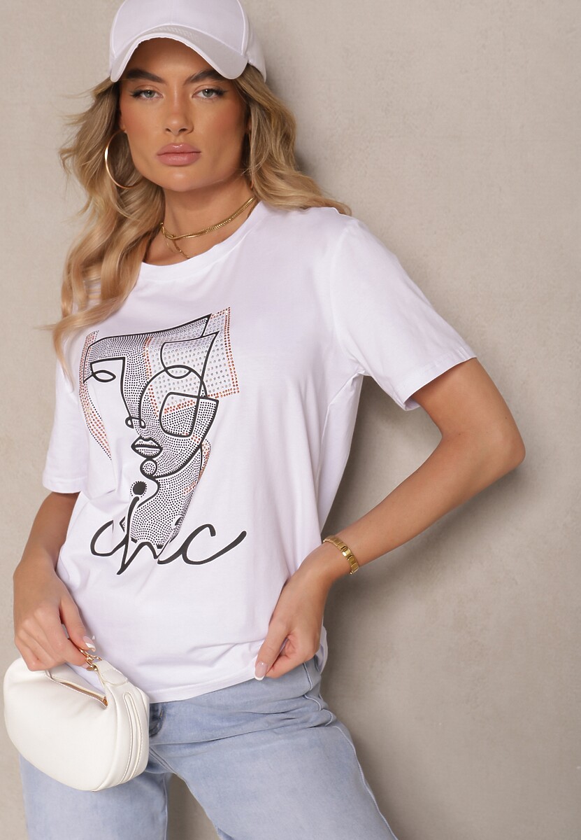 T-shirt Canilea Alb 2