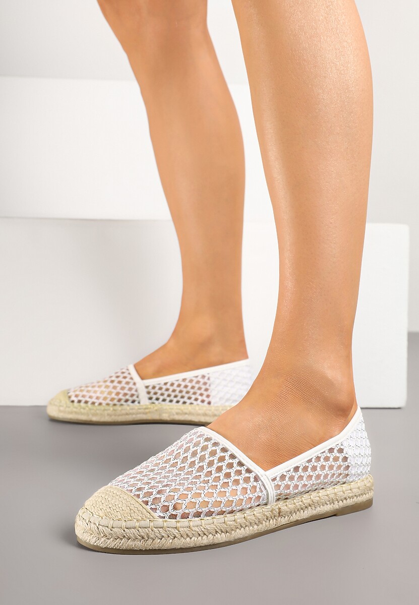 Espadrile Setariva Albe 2