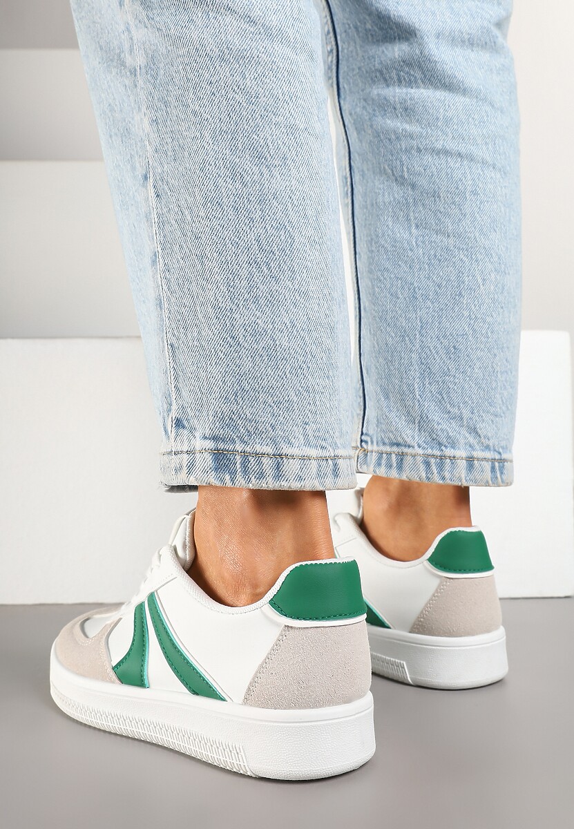 Sneakers Setinora Alb cu verde 3
