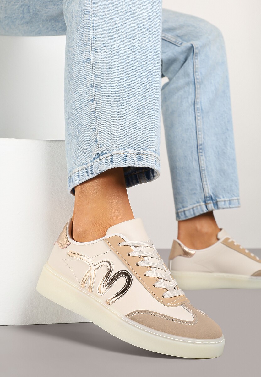 Sneakers Ailinne Bej închis 1