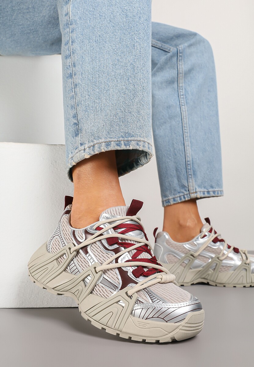 Sneakers Nuritha Argintii 1