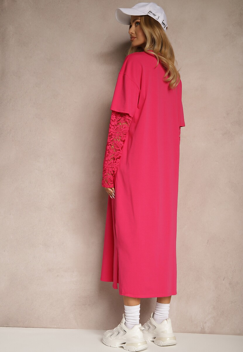 Rochie Tanisla Fucsia 3